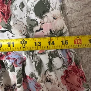 Floral Maxi Dress with Rope Straps and tie in the back; size medium thumbnail 5