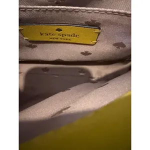 Kate Spade Yellow Quilted Leather Shoulder Bag Flap Chain Strap Crossbody Small thumbnail 13