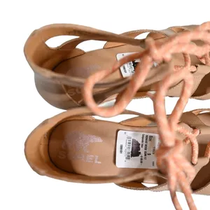 SOREL Womens 9 Cameron Platform Gladiator Sandal in Honest Beige/Gum NEW thumbnail 8
