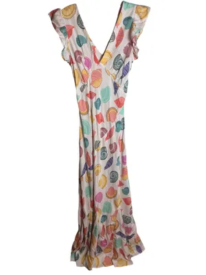 Beach Riot Elodie Maxi Dress Coastal Jewel L thumbnail 3
