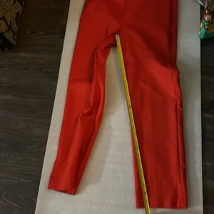 Zara Woman Red Trouser Pants S Corporate Siren Dopamine Tomato Girl Rainbowcore thumbnail 6