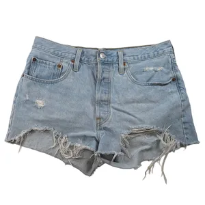 Levi’s 501 Distressed High Rise Denim Shorts | W31 thumbnail 2