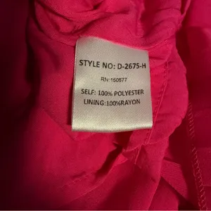 Strut & Bolt Pleated Chiffon Cape Mini Dress Hot Pink Small NWT Party thumbnail 8