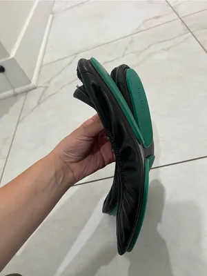 Tieks Black Nappa Leather Ballet Flats Size 10 US $210 thumbnail 3