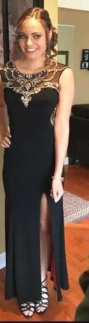 Macy's Black formal/prom dress thumbnail 1