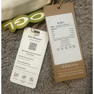 OGL M Eco Mousse Thermal Brushed Ruched Long Sleeve Mockneck Top Chic Minimalist thumbnail 5