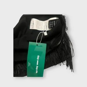 NWT | Strapless Fringe Top | Black | Size Small thumbnail 4