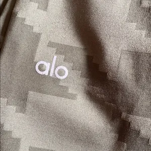 Alo Green Gingham Full Length Leggings thumbnail 5