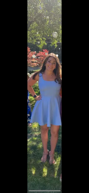 Lulus Periwinkle Fit & Flare Home Before Daylight Dress Medium thumbnail 3