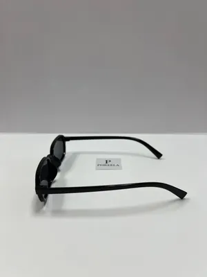 90s small black square sunglasses thumbnail 3