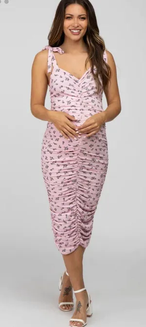 Maternity Dress Pink Size M thumbnail 1