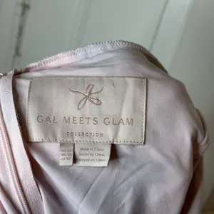 Gal Meets Glam Baby Pink Blue Forever Floral Smocked Dress thumbnail 8