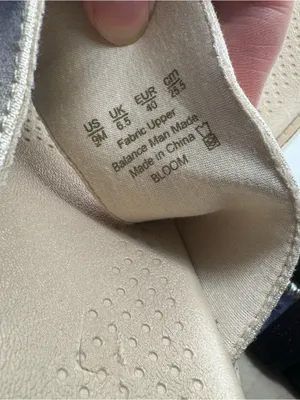 Bzees for LifeStride Women's Bloom Wedge Sandal Cream Beige‎ Size 9 summer thumbnail 5