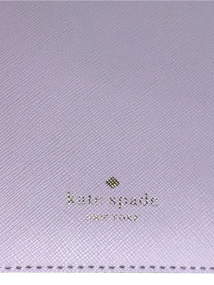 Kate Spade New York Lavender Lilac Saffiano Zip Pouch Clutch NWOT thumbnail 2