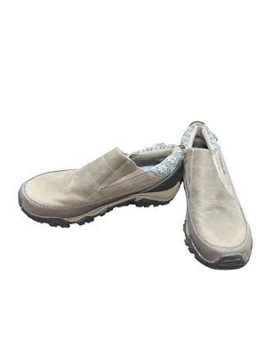 Merrell Select wms slip on beige blue waterproof hiking shoes sz 10 SKU 10-768 thumbnail 2
