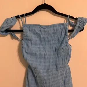 NWOT Free People Beyond Chic Mini Dress Blue size Medium thumbnail 5