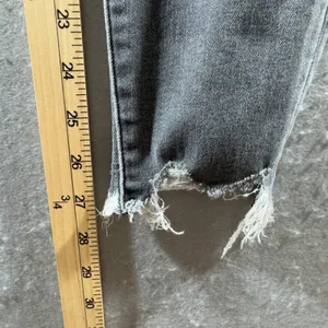 1612‎ | American Eagle Super Hi-Rise Distressed Jegging Jeans Grey Womens 6 Reg thumbnail 4