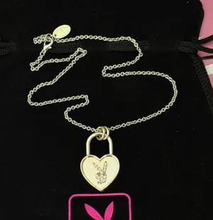 Playboy bling bunny necklace thumbnail 1