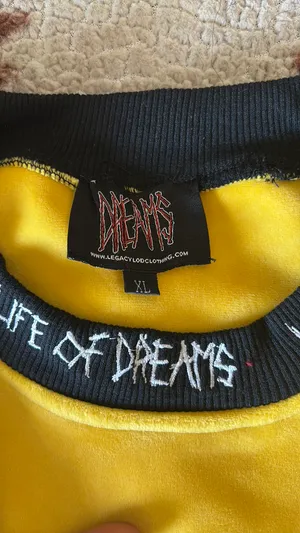 Yellow LOD sweatshirt (Trippie Redd) merch thumbnail 3