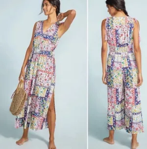 Anthropologie Patchwork Jumpsuit thumbnail 2