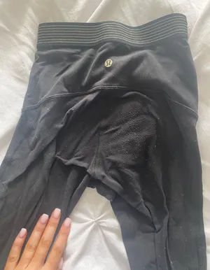 gold lulu lemon high waisted leggings thumbnail 2