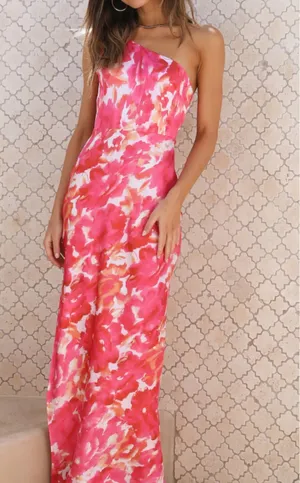 Fortunate One Floral formal dress! Perfect for any event! thumbnail 2