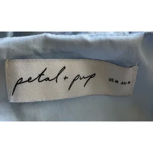 Petal And Pup Blue Maxi Dress Womens M Fit Flare Sleeveless Cottagecore Coquette thumbnail 11