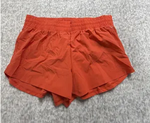 DSG‎ Womens Stride Mid-Rise Shorts Ginger Orange DAW14200R Size Medium NWT thumbnail 1