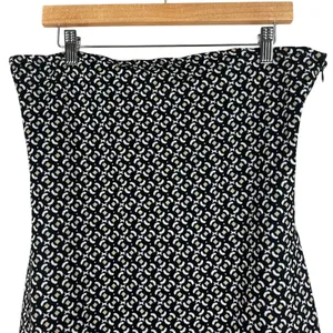 NWT Urban Outfitters Geometric Print Tube Mini Dress Black White Y2K Size XL thumbnail 5