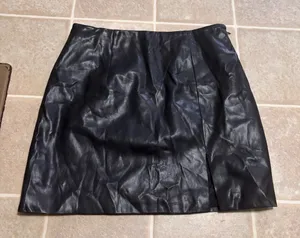 OAK + FORT Black Mini Pencil Skirt Night Out thumbnail 1