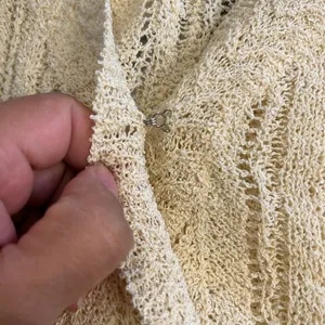 ASTR the Label Wrap Front Pointelle Sweater in Cream thumbnail 5