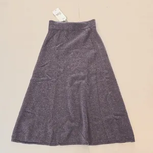NWT! Zara Gray Flared Wool Midi Skirt thumbnail 2