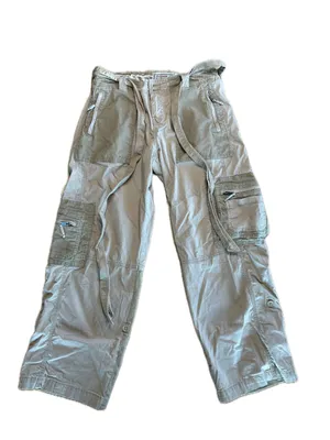 Abercrombie & Fitch 2000’s Cargo Pants Womens 30 Tan thumbnail 4