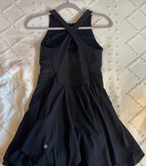 lululemon athletica Black Sleeveless Fit-and-Flare Mini Dress thumbnail 2