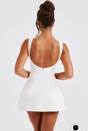 Baby boo White Mini Dress thumbnail 2