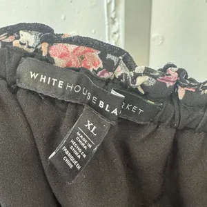 White House Black Market Floral Off Shoulder Lace Trim Bell Sleeve Blouse XL thumbnail 6