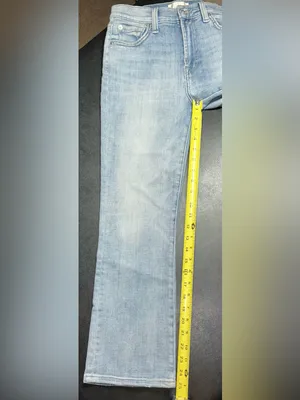 7 For All Mankind Light Blue Denim Jeans thumbnail 5