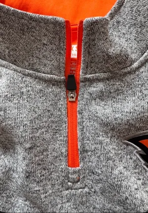 New Box Seat Clothing Co. Oregon State Beavers 1/4 Zip Pullover Jacket Large Orange thumbnail 5
