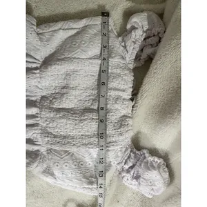 DEREK HEART White Eyelet Maxi Dress Lined. Padded. Size M Milk Maid Cottage Core thumbnail 9