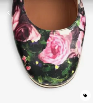 Givenchy rose floral-print camouflage elasticated ballet flats size 36.5 US 6 thumbnail 12