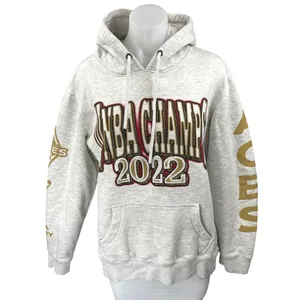 WNBA Unisex Basketball Womens NBA Long Sleeve Hoodie Hooded Sweatshirt Sweater L thumbnail 1