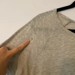 Standard James Perse Gray Crewneck T-Shirt Tee Boxy Cotton Cashmere Women Large thumbnail 8
