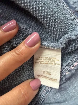 We The Free People Distressed Peplum Sweatshirt Raw Hem Gray Womens Small thumbnail 5