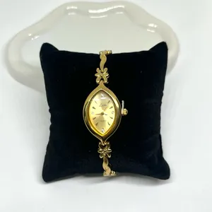 Dainty Gold Tone Bow Watch thumbnail 4