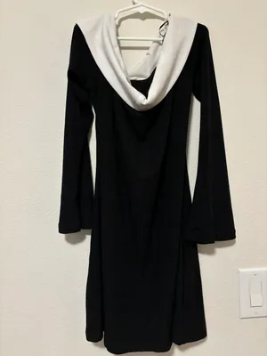 Princess Polly Off the Shoulder Mini Dress Black thumbnail 4