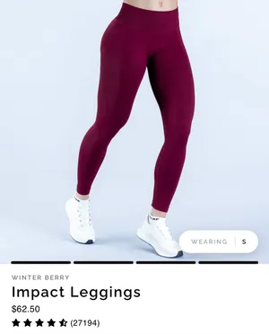 DFYNE Impact Leggings Winter Berry L thumbnail 3