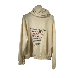 Zach Bryan Buckeye Country Superfest‎ 2024 Hoodie Cream 2XL Independent PRM2600C thumbnail 3