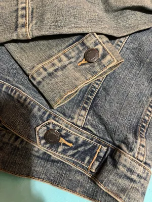 Vintage Abercrombie & Fitch dark washed vintage Jean jacket thumbnail 11