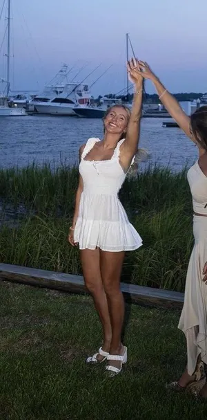 Smocked Mini Romper Dress Urban Outfitters thumbnail 2