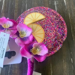 Disney Parks 2019 Epcot Flower and Garden Festival Glitter Ears Headband Lemons thumbnail 4